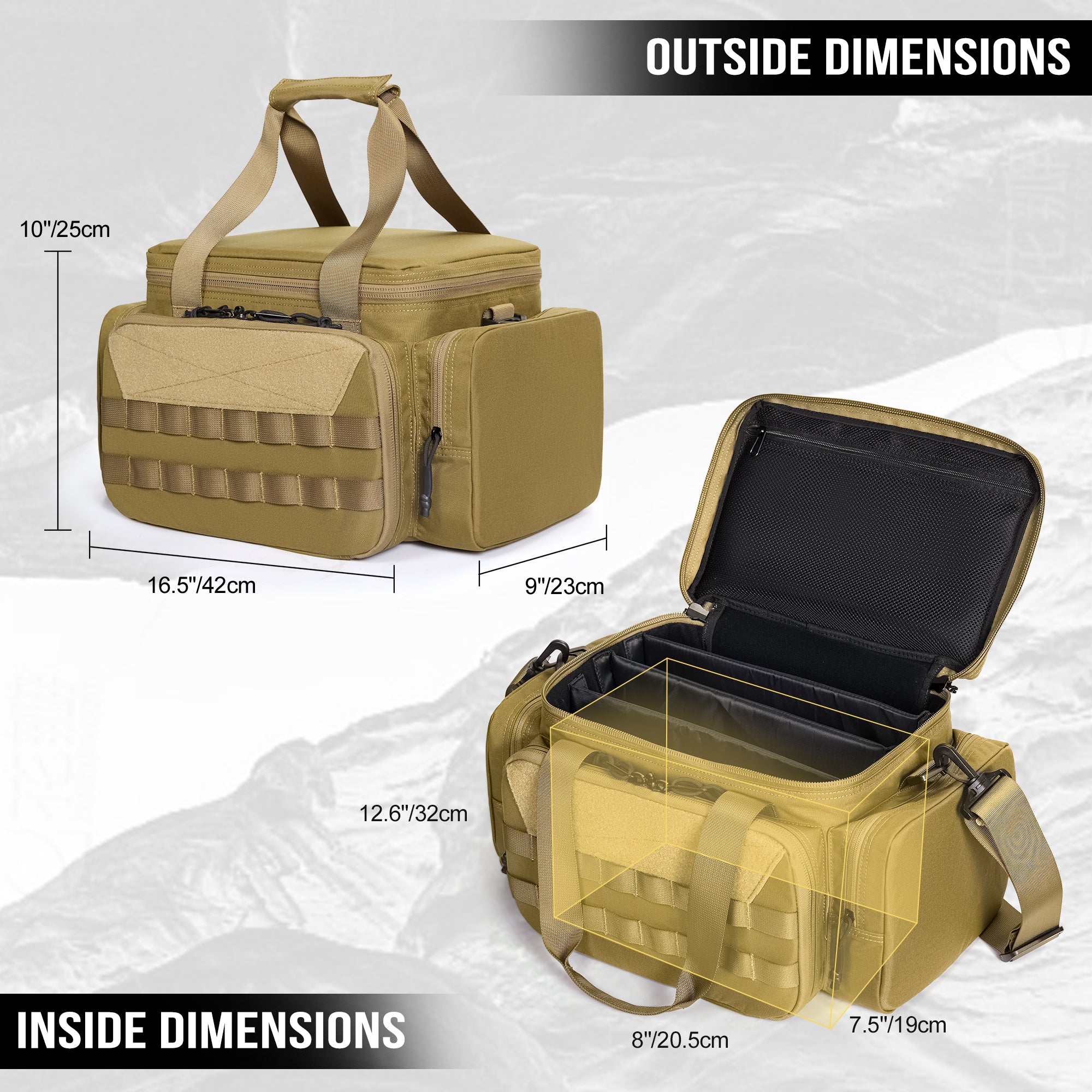 Tactical Shoulder Bag 01B 丨 Multi-Functional & High Capacity