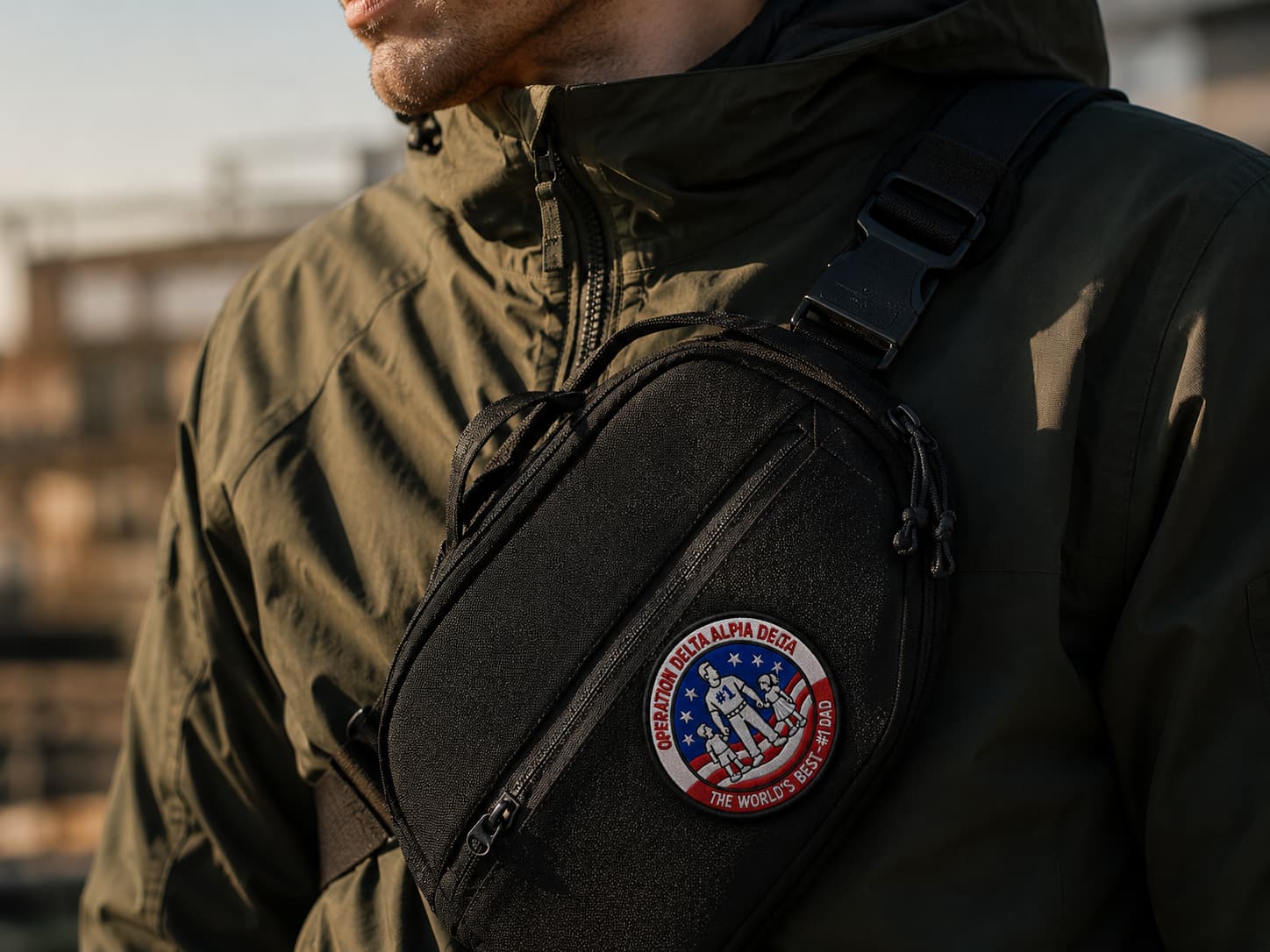 OneTigris Father's Day Tactical Gift Set A | 32oz Water Bottle + Phone Pouch + Glasses Case + Limited Edition Patch + Handwritten Card