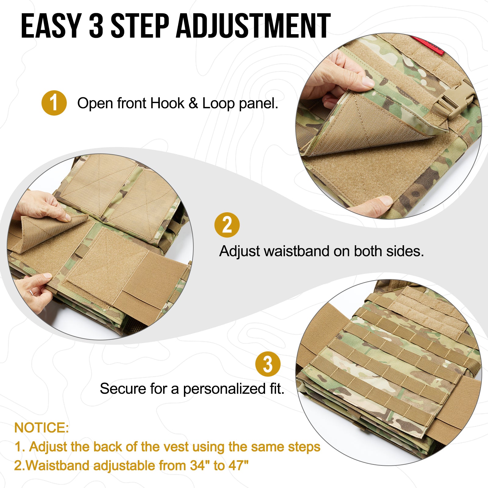 GRIFFIN Tactical Vest 丨MOLLE System & Velcro Panel