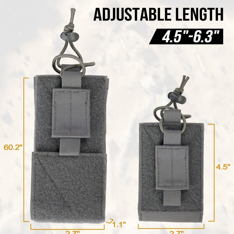 Adjustable Radio Holster 03 丨MOLLE System & Adjustable Size
