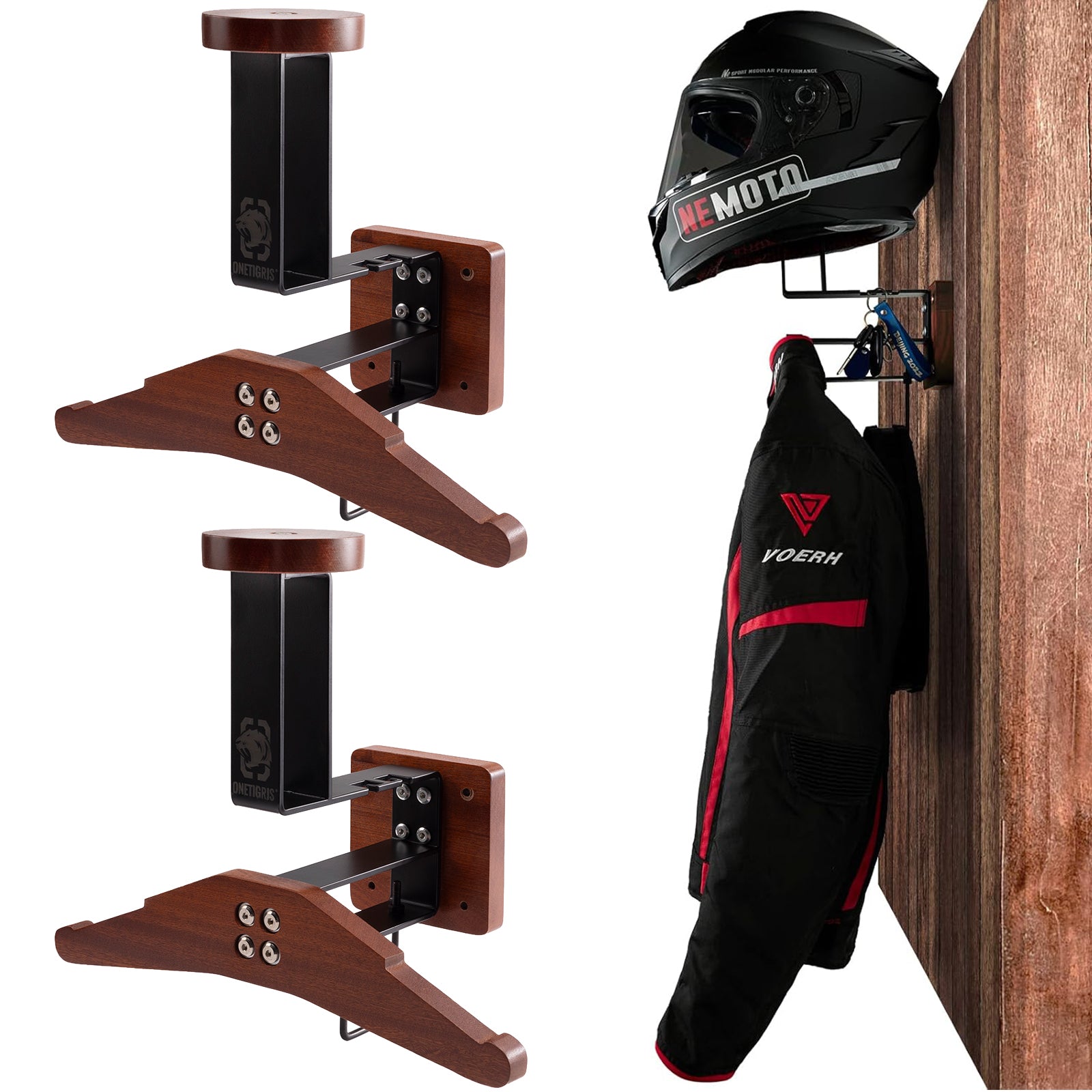 Tactical Gear Wall Mount 05 丨 With Panel rack hook & 40KG Load Capacity