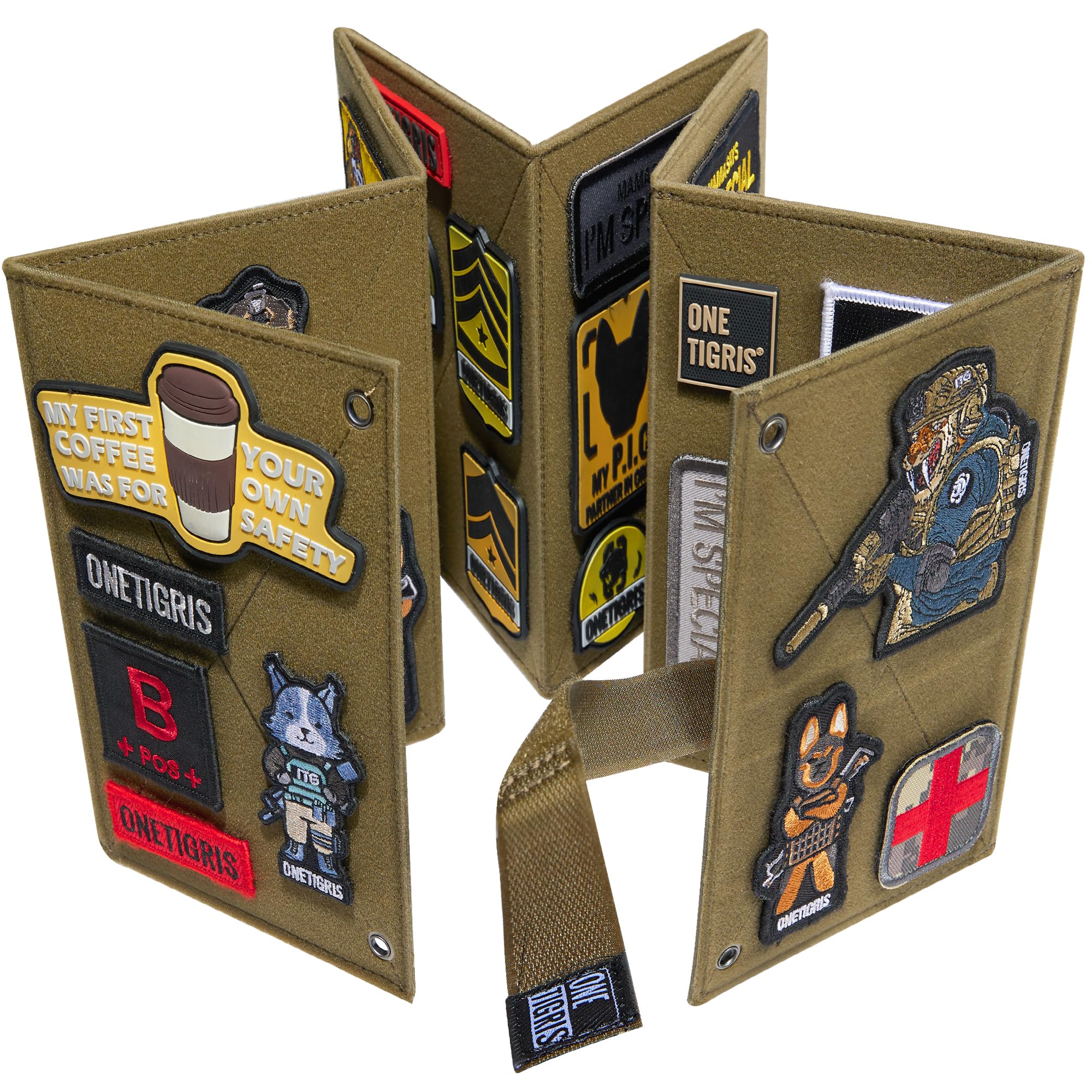 Patch Display 02丨Foldable & Metal Loop Mount