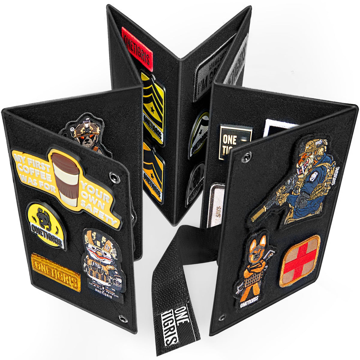 Map Patch Display Velcro Patches Display Panel | Foldable Patch Organizer – OneTigris ...