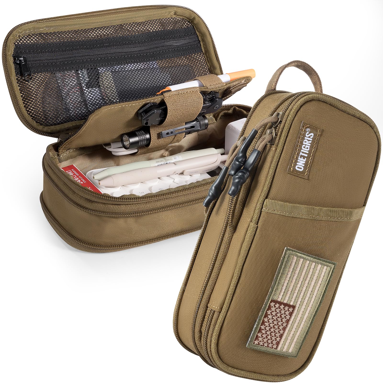 Pencil Case 01丨 Features Velcro & Signature Area – OneTigris Tactical
