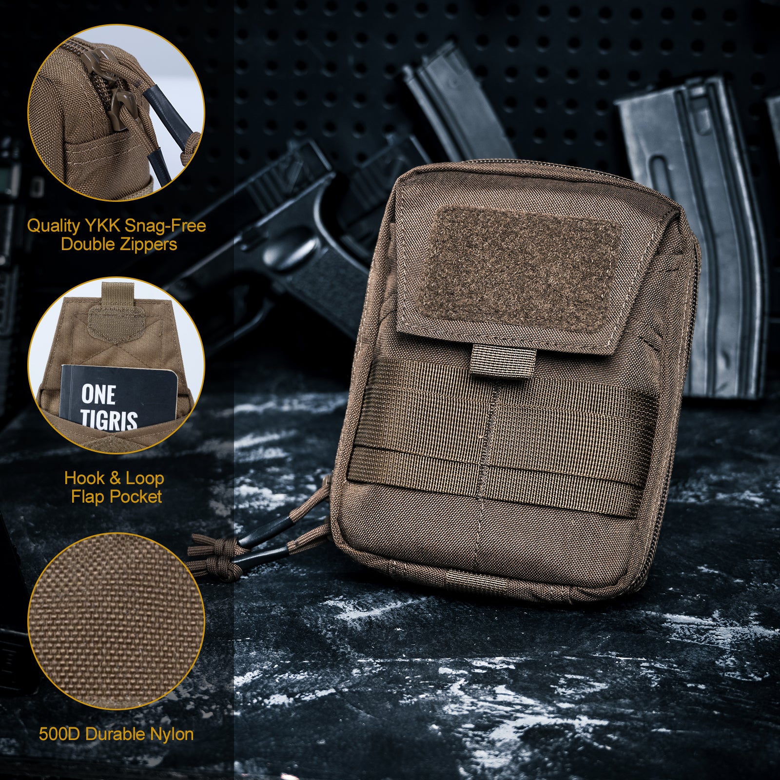 Molle EDC Waist Pack 26丨Features Phone Pocket & Tool Slot