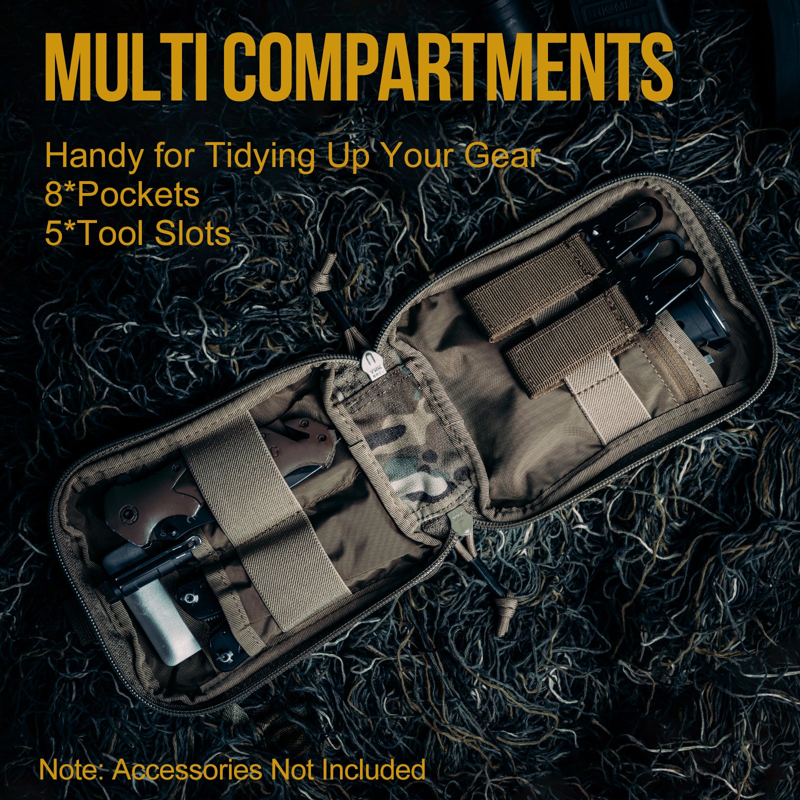 Molle EDC Waist Pack 26丨Features Phone Pocket & Tool Slot