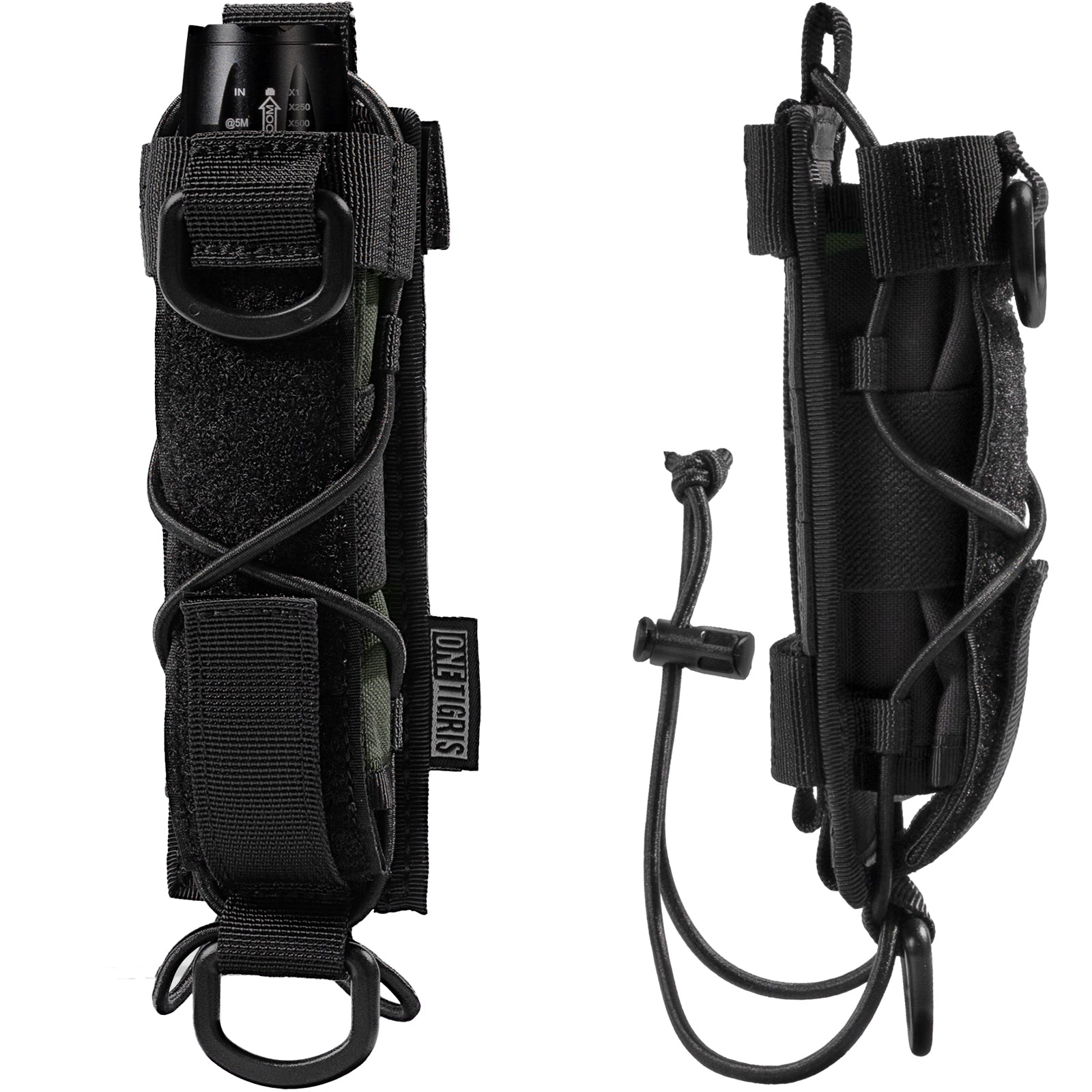 Flashlight Pouch 04 丨 MOLLE System & Adjustable Size