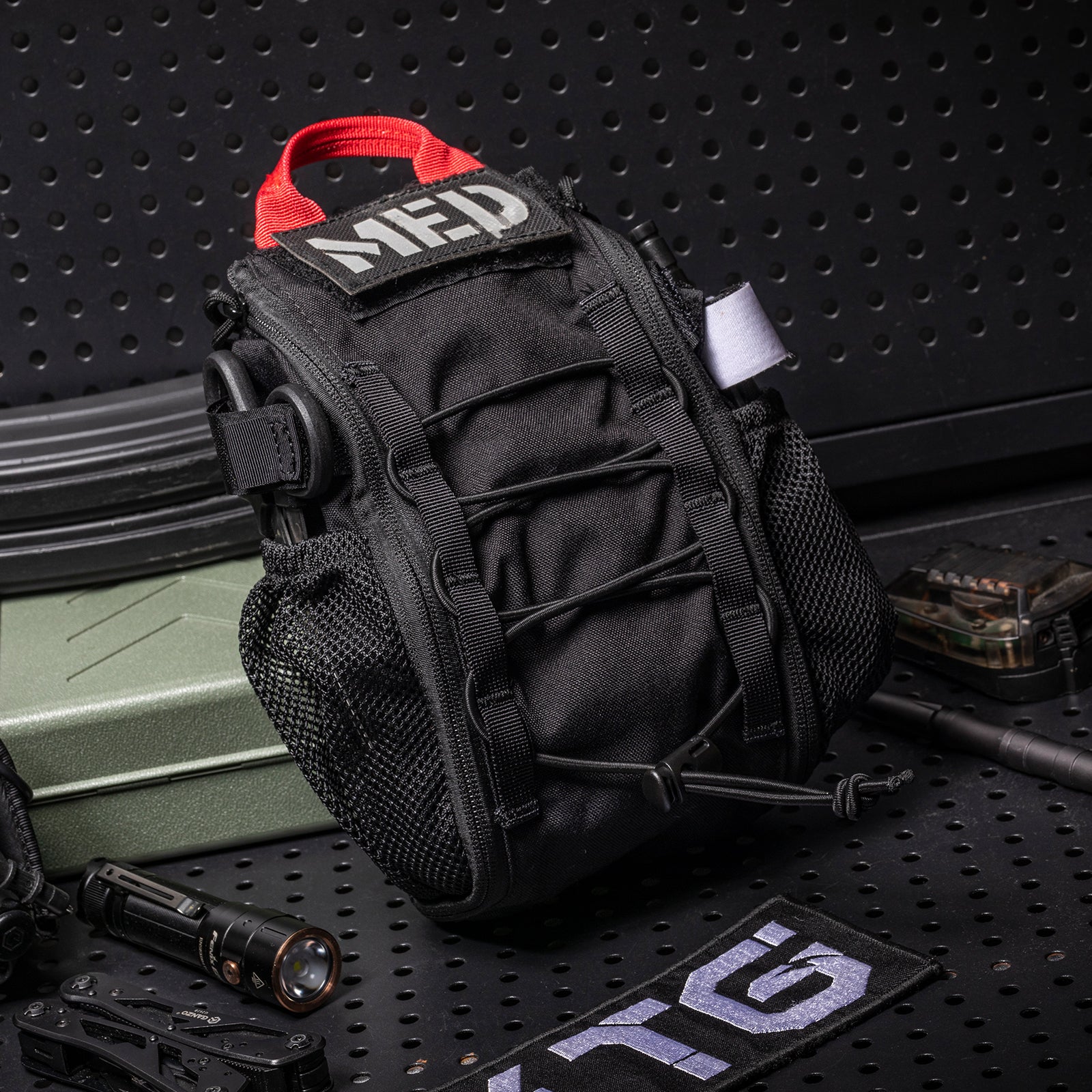 FOXTROT ALPHA First Aid Pouch 01 丨Velcro panel & YKK zipper