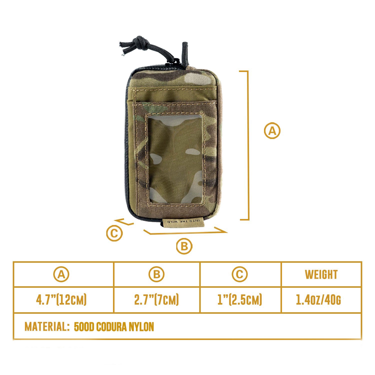 Front Pocket Coin Purse 05丨YKK Zipper & Small Size