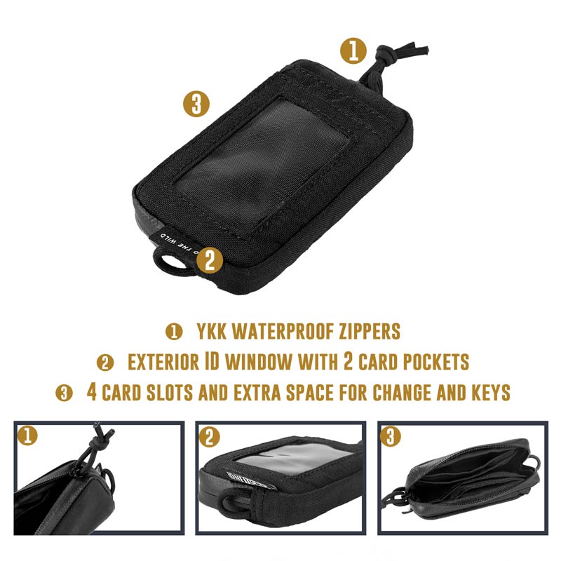 Front Pocket Coin Purse 05丨YKK Zipper & Small Size