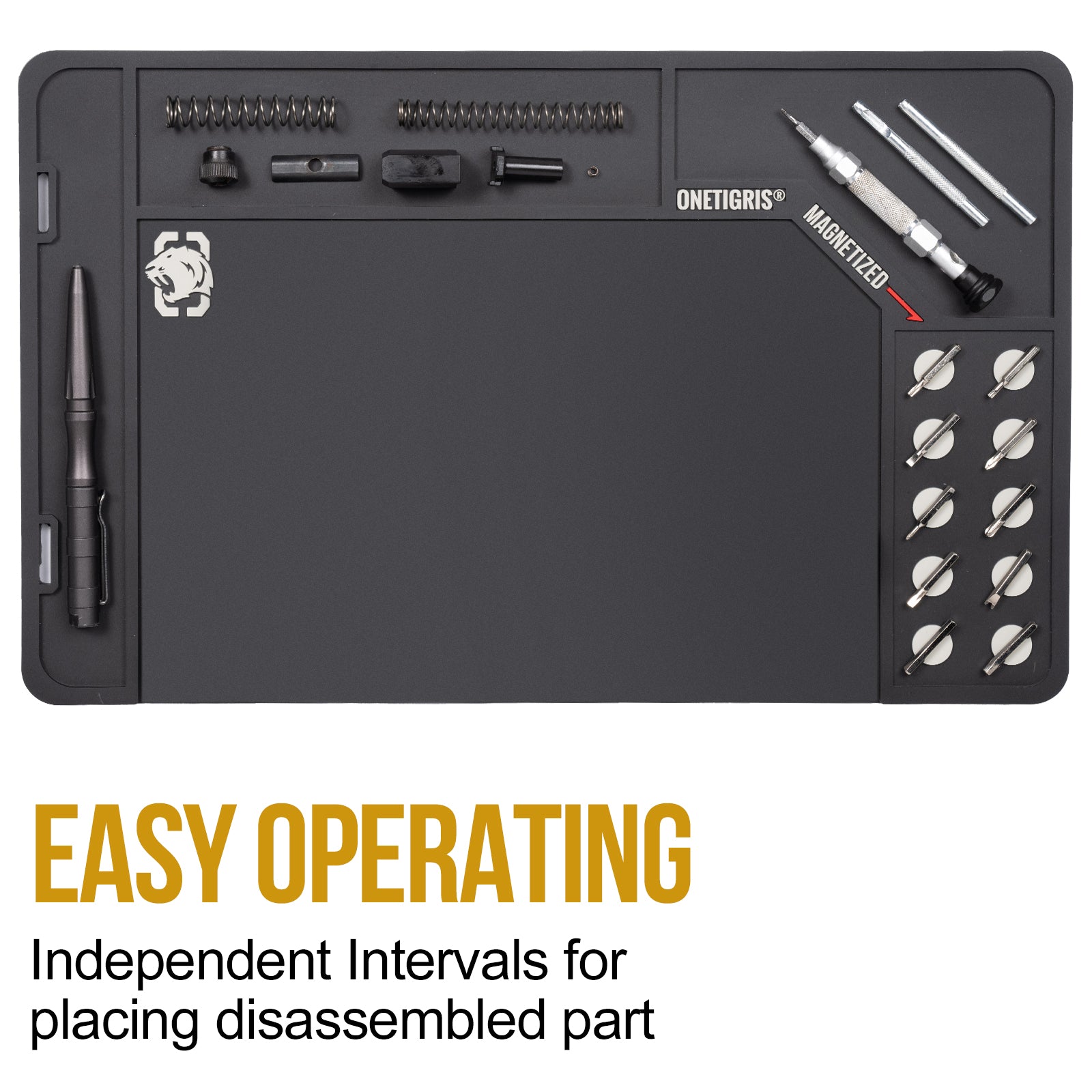 Gun Cleaning Mat 02 丨 16.5"x10.4" &Small Size