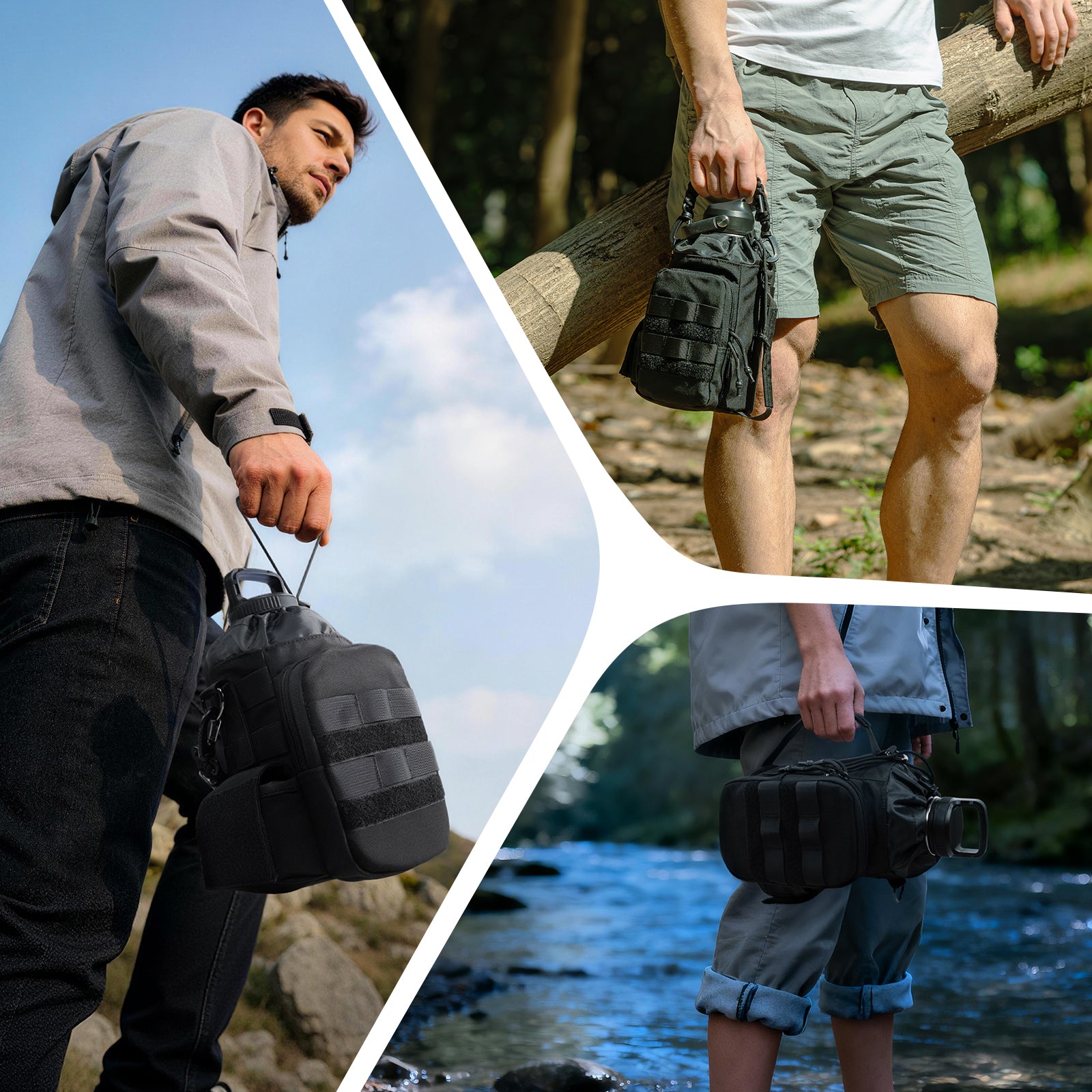 64oz Water Bottle Sleeve 09丨Multi-Carry & Smart Storage