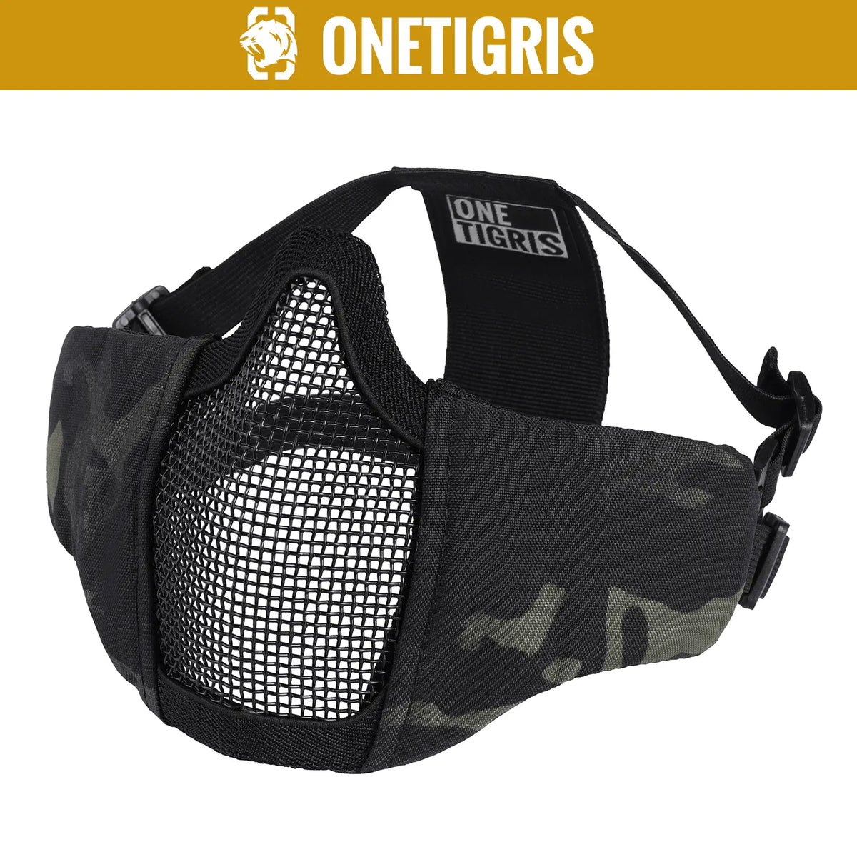 OneTigris Tactical Foldable Half Face Mask | Airsoft Lower Face OneTigris Tactical Foldable Half Face Mask | Airsoft Lower Face