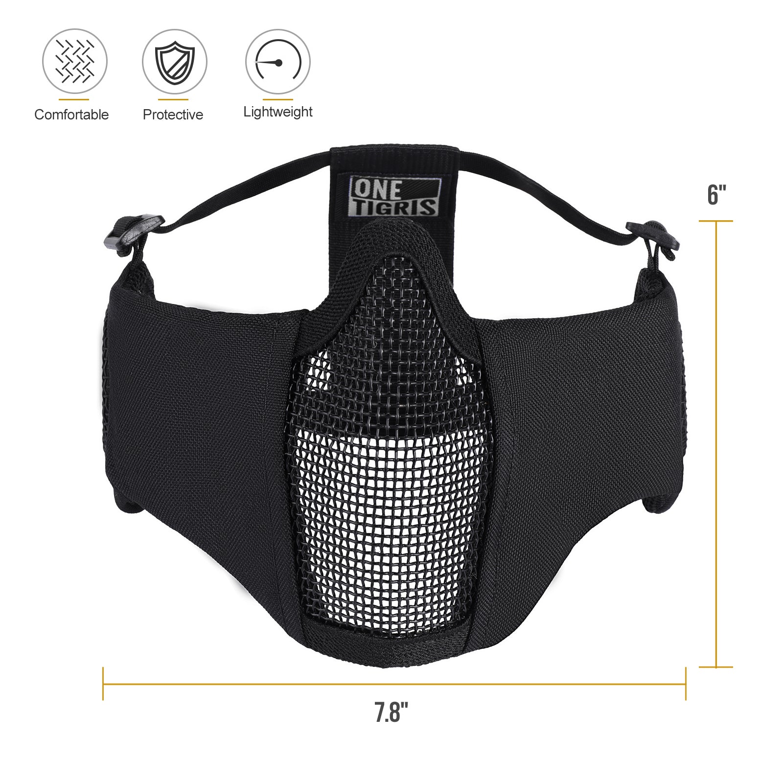 RAGE Airsoft Mask 05 丨 With Ear protection & foldable