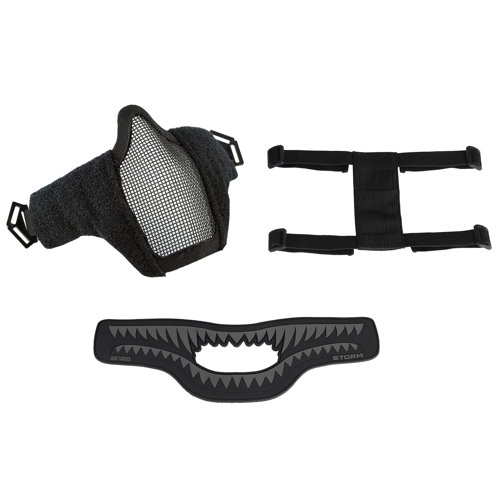 Storm Airsoft Mask Set 丨 Velcro panel & Foldable