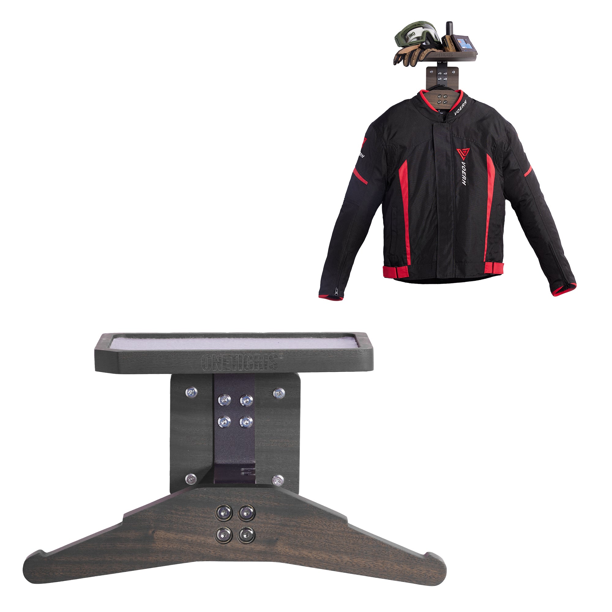 Tactical Gear Wall Mount 09 丨 With Square Tray & 24KG Load Capacity