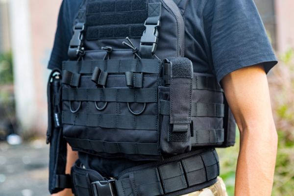 Flashlight Pouch 02 丨MOLLE System & Adjustable Hooks