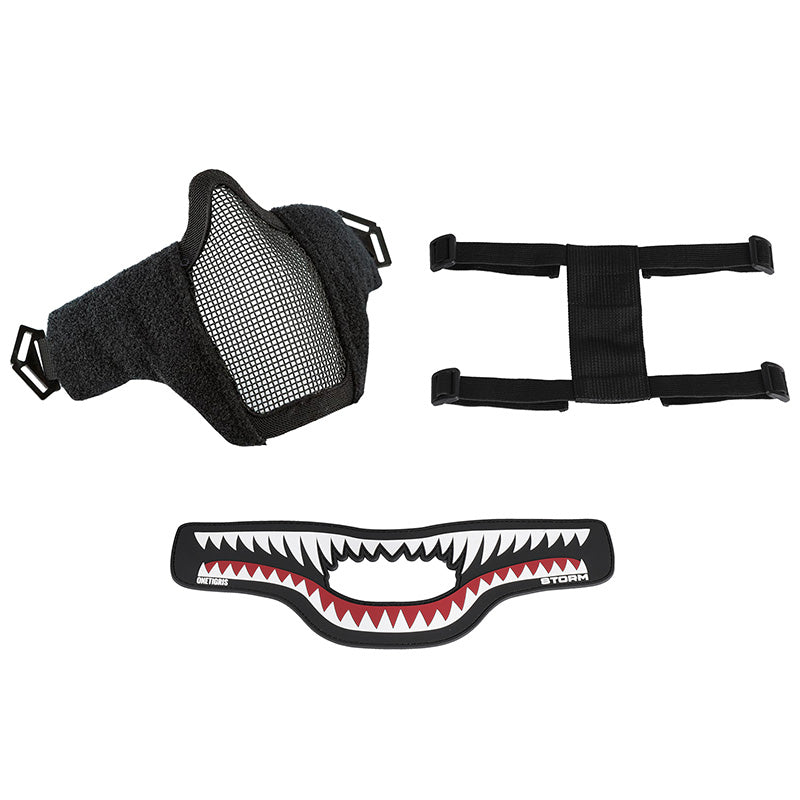Storm Airsoft Mask Set 丨 Velcro panel & Foldable