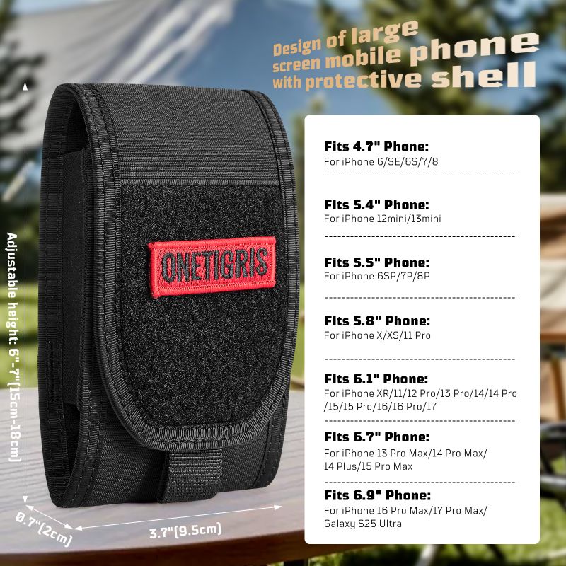 Phone Pouch 01 丨 MOLLE System & Velcro Panel