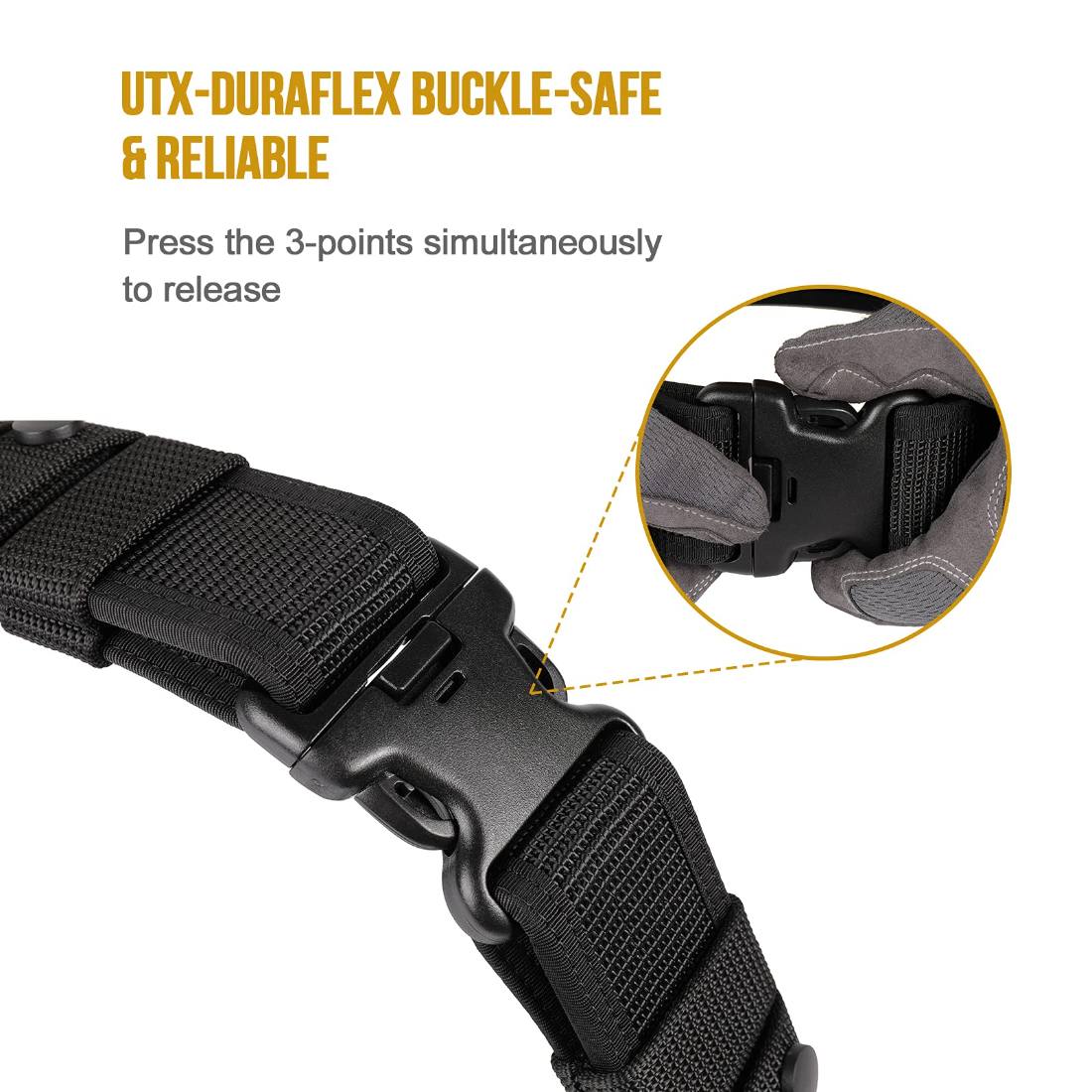 VISMIX 2" Heavy Duty Police Duty Belt with 4 Belt Keepers