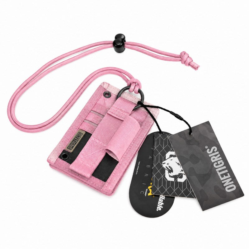 ID Badge Holder 丨 With open-end rings & Velcro panel