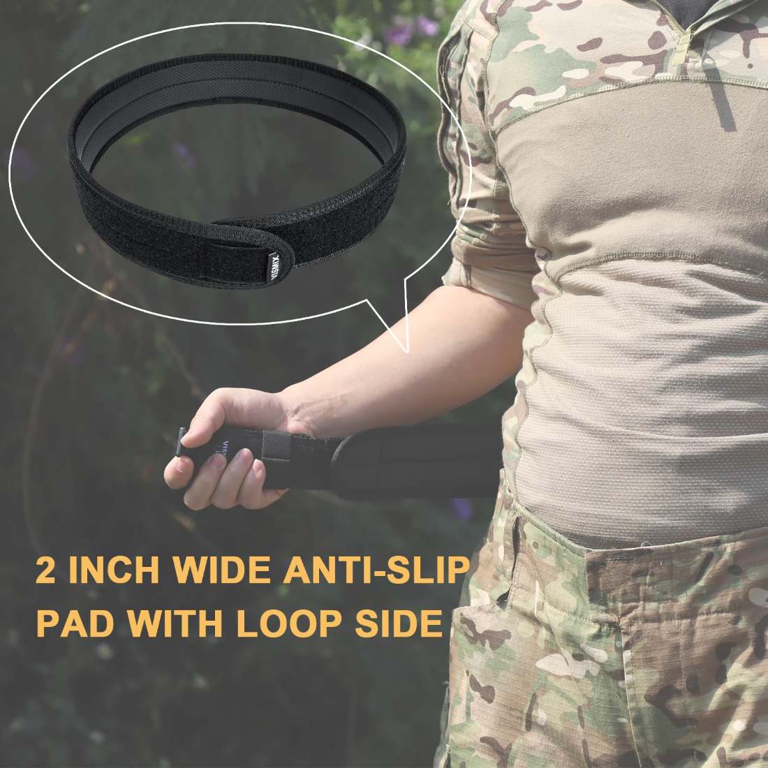VISMIX Tactical Anti-Slip Pad Inner Belt with Loop System