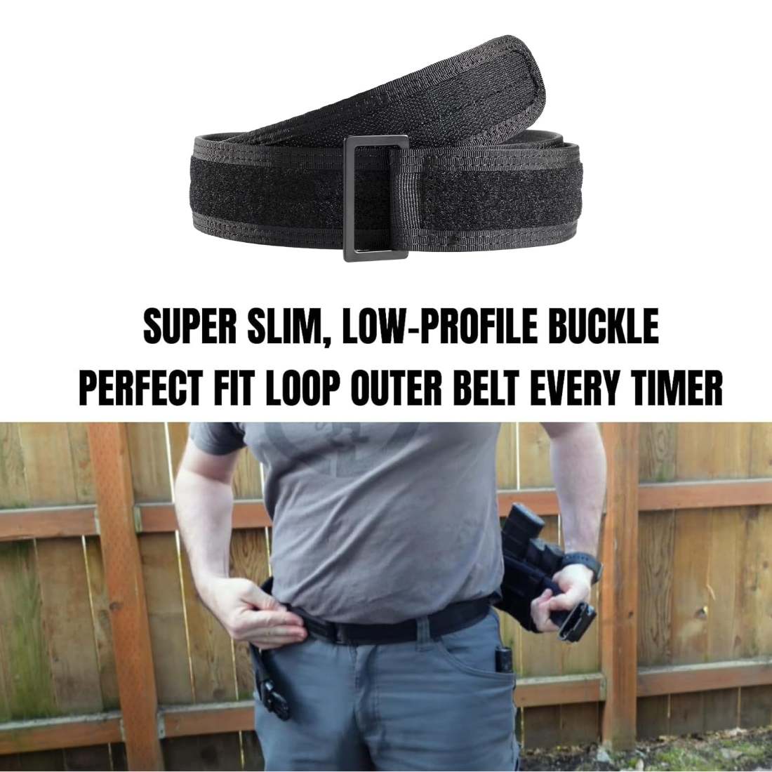 Vismix Inner Belt Liner Fits 2"-2.25" Battlestrap, Concealed Carry for EDC/LARP