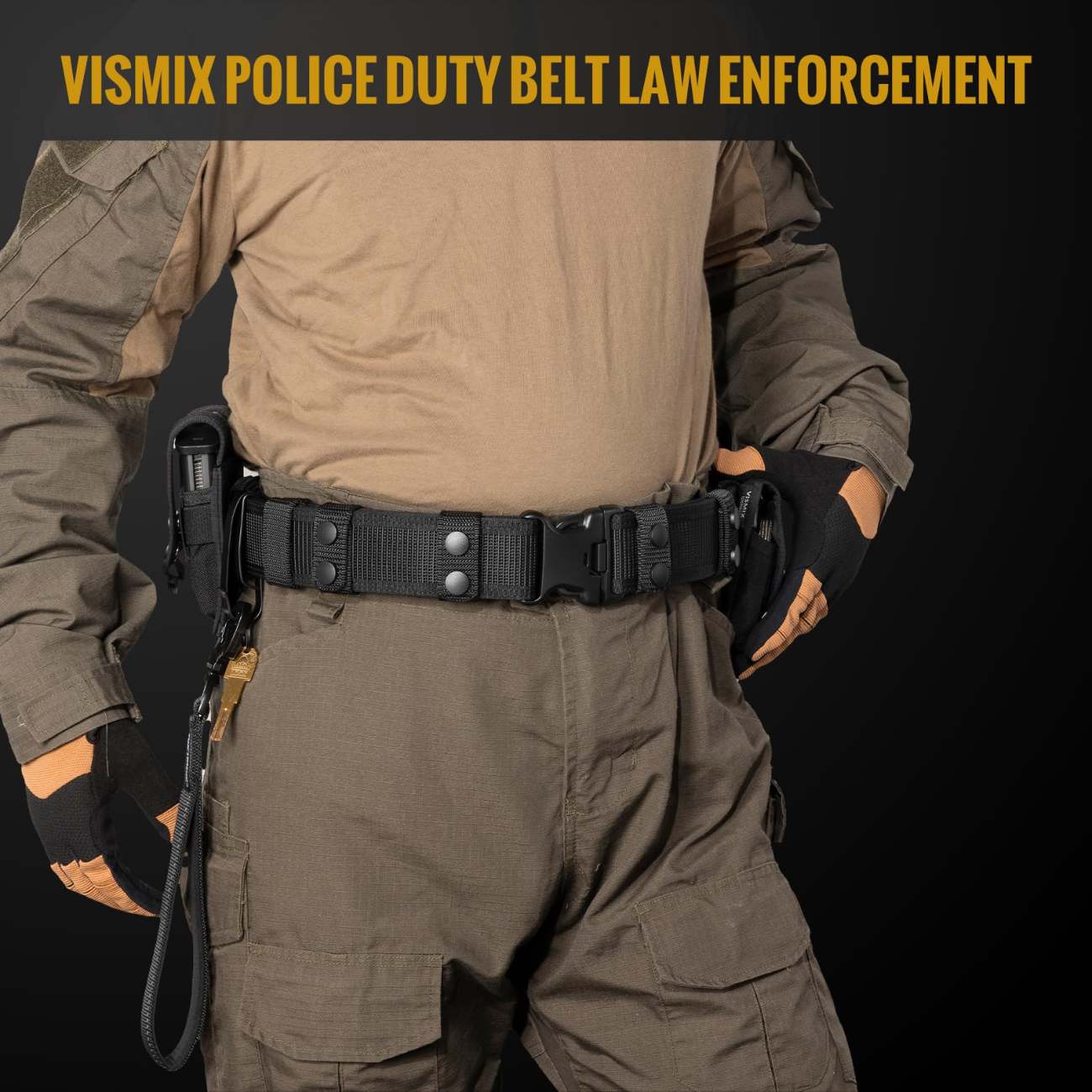 VISMIX 2" Tactical Duty Belt with Inner Belt & Belt Keepers