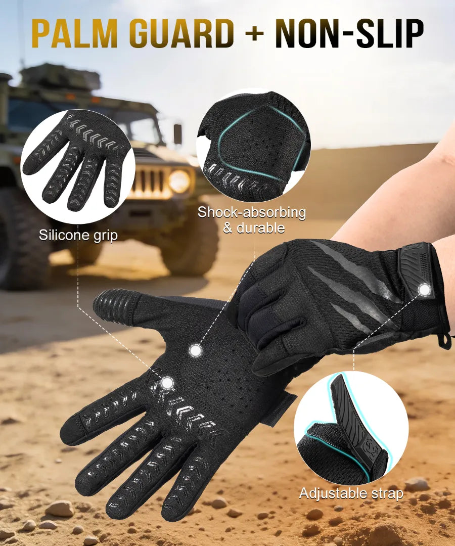 OneTigris Tactical Full Finger Gloves