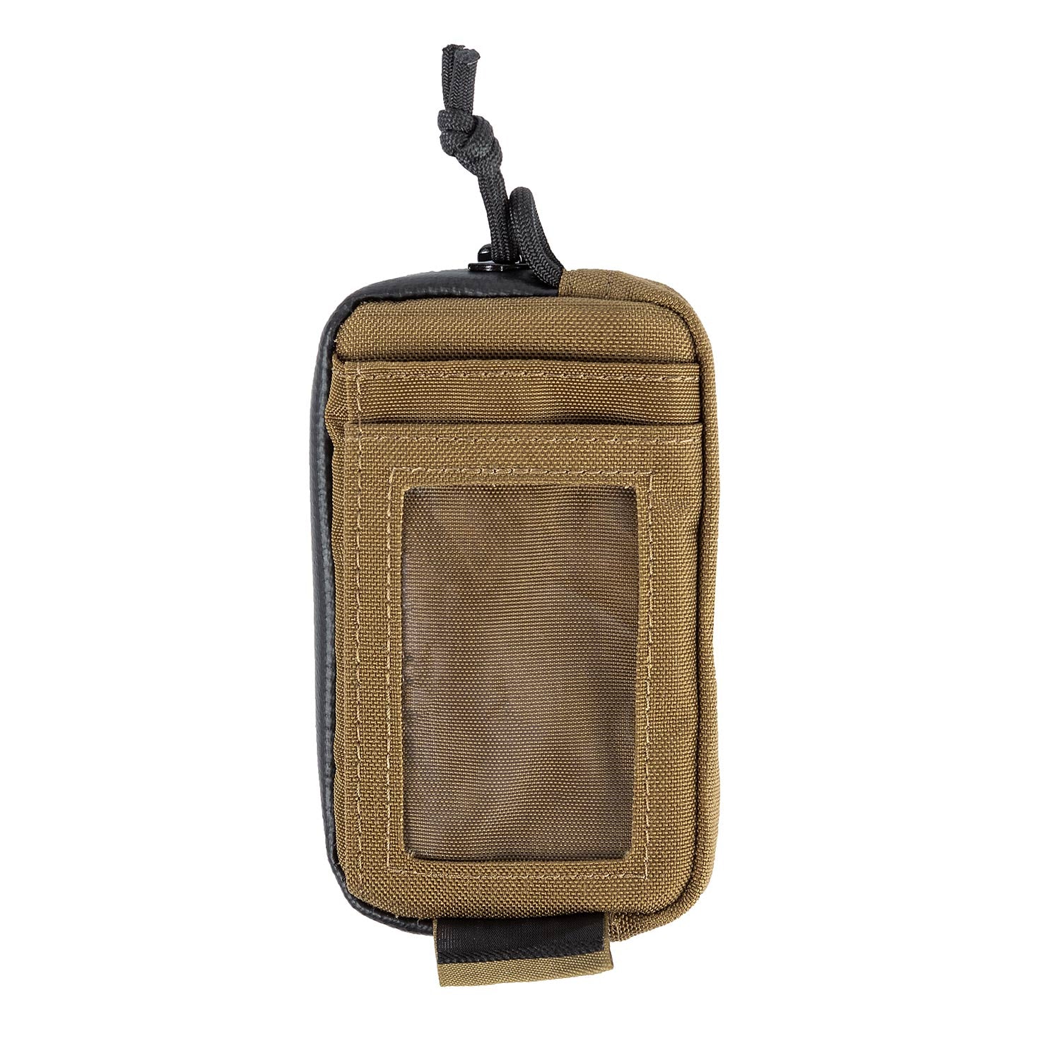 Tactical Nylon Front Pocket Wallet – Small Zippered Coin Purse – Minimalist Card Holder
