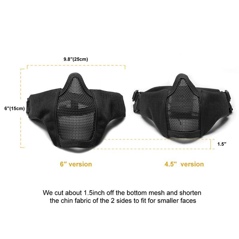 SCREAM Airsoft Mask 01 &03 smaller size 丨Breathable Protection & Unisex Version