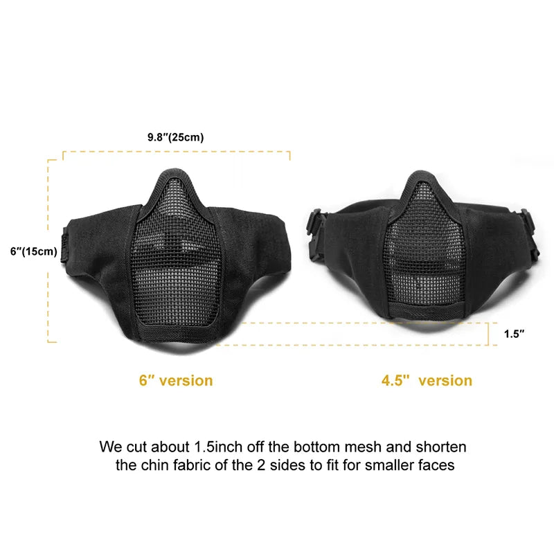 SCREAM Airsoft Mask 01 &03 smaller size 丨Breathable Protection & Unisex Version