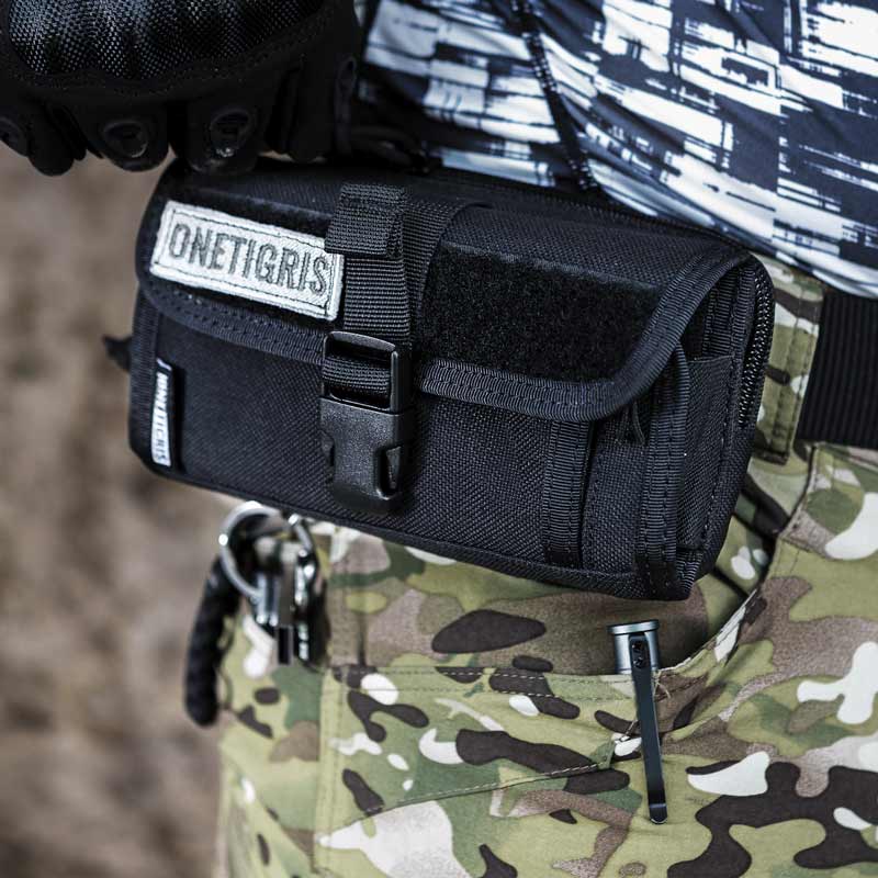 ARMOR ZERO Horizontal Phone Pouch 06 丨MOLLE System &Velcro panel