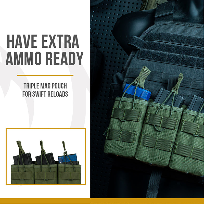 Mag Pouch 07 丨 MOLLE System & Quick-Release Insert