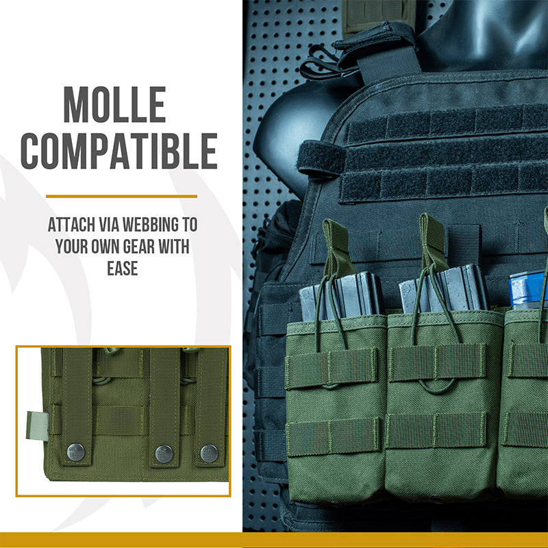 Mag Pouch 07 丨 MOLLE System & Quick-Release Insert