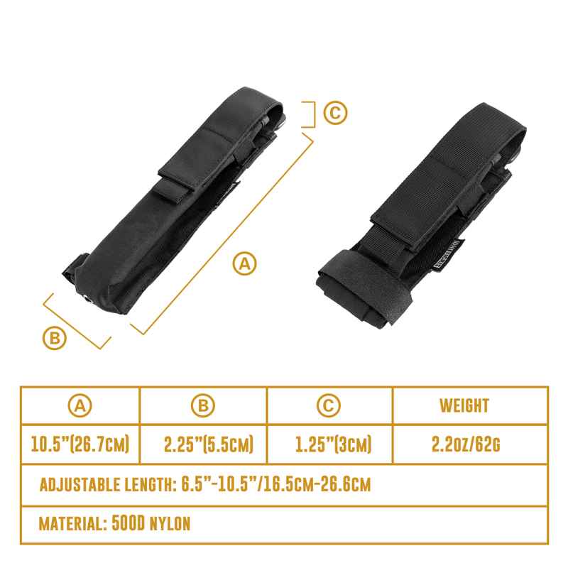 X-SHEATH Multiuse Tool Pouch 丨 MOLLE System& Adjustable Size