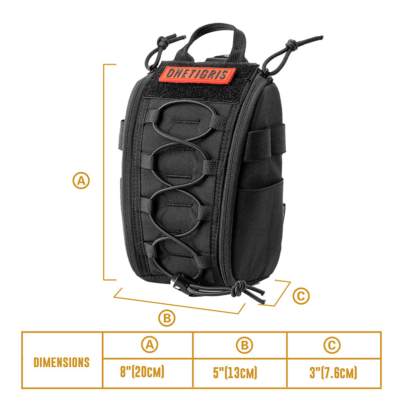 FOXTROT ALPHA First Aid Medical Bag 03 丨Velcro panel & YKK zipper