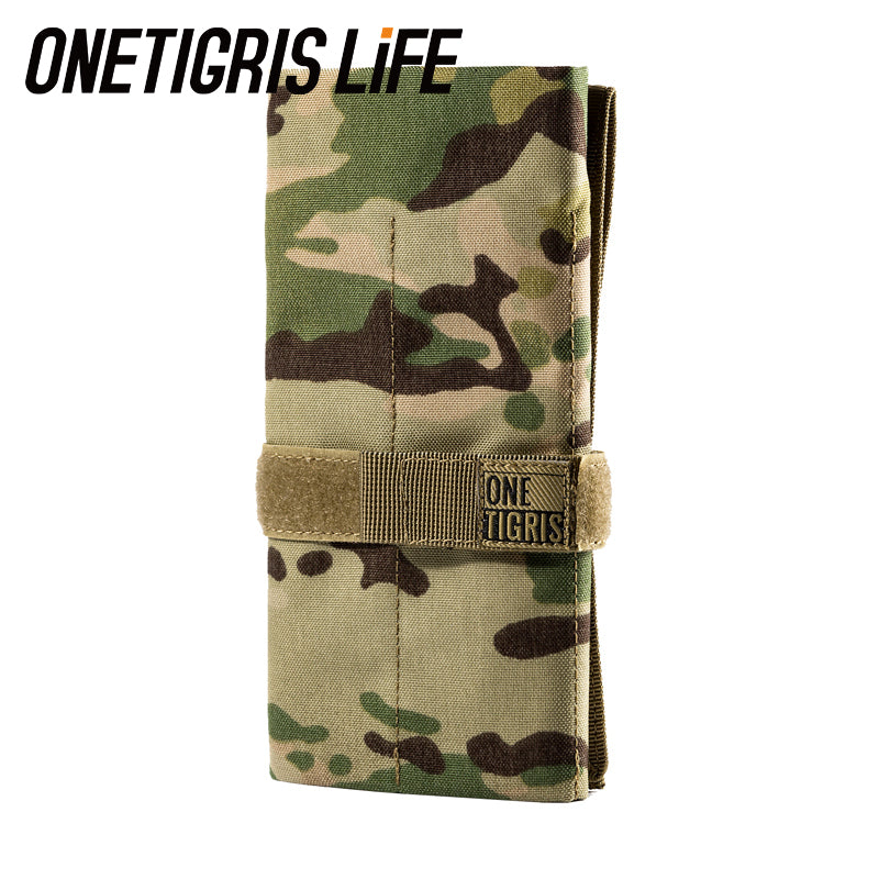 CamoColor Roll-Up Tool Pouch 丨 Velcro straps & Foldable