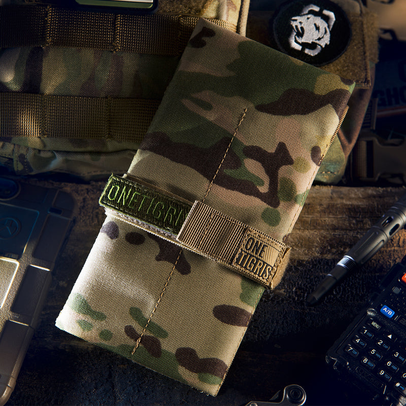 CamoColor Roll-Up Tool Pouch 丨 Velcro straps & Foldable