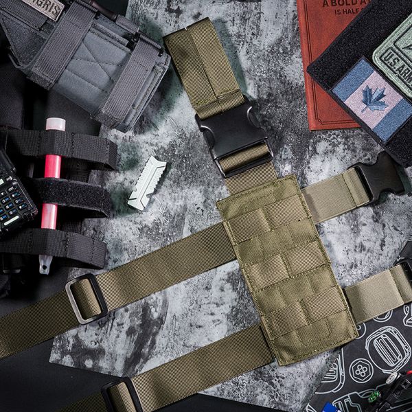 OneTigris Drop Leg Platform | Mini Tactical MOLLE Platform | 1000D ...