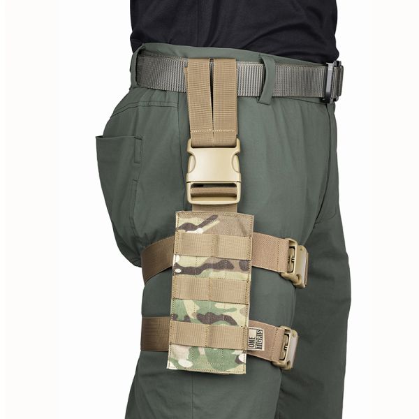 OneTigris Drop Leg Platform | Mini Tactical MOLLE Platform | 1000D ...