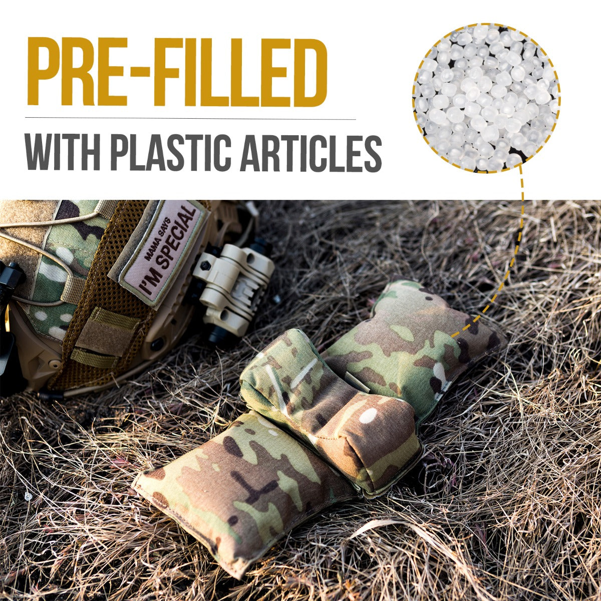 Gun Rest Bag 01 丨500D Nylon & Pre-filled