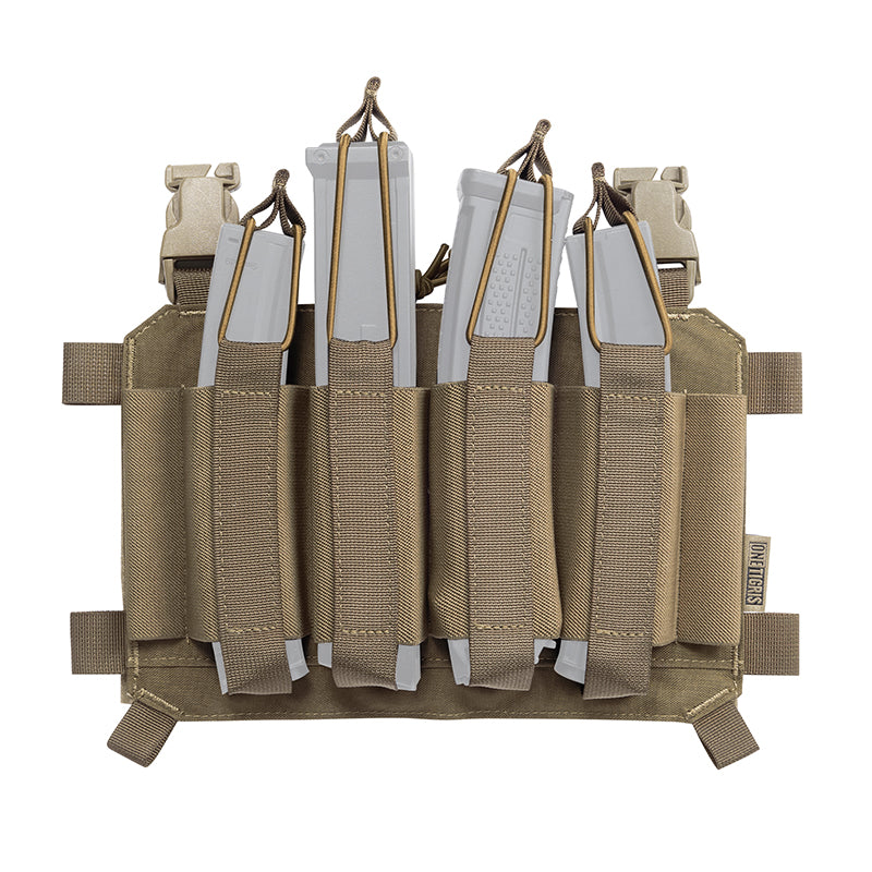 Tactical Placard 04 丨 Hook-and-Loop Backing & Elastic Retention Strap