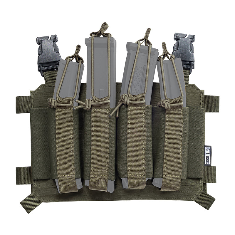 Tactical Placard 04 丨 Hook-and-Loop Backing & Elastic Retention Strap