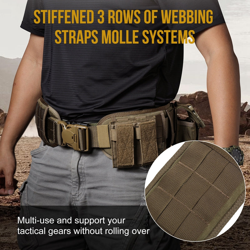 Padded Waist Belt 02 丨MOLLE System & Adjustable Fit