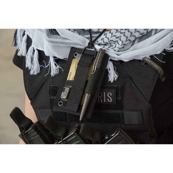 SHOT PUT ID Card Holder 丨 With open-end rings & Velcro panel