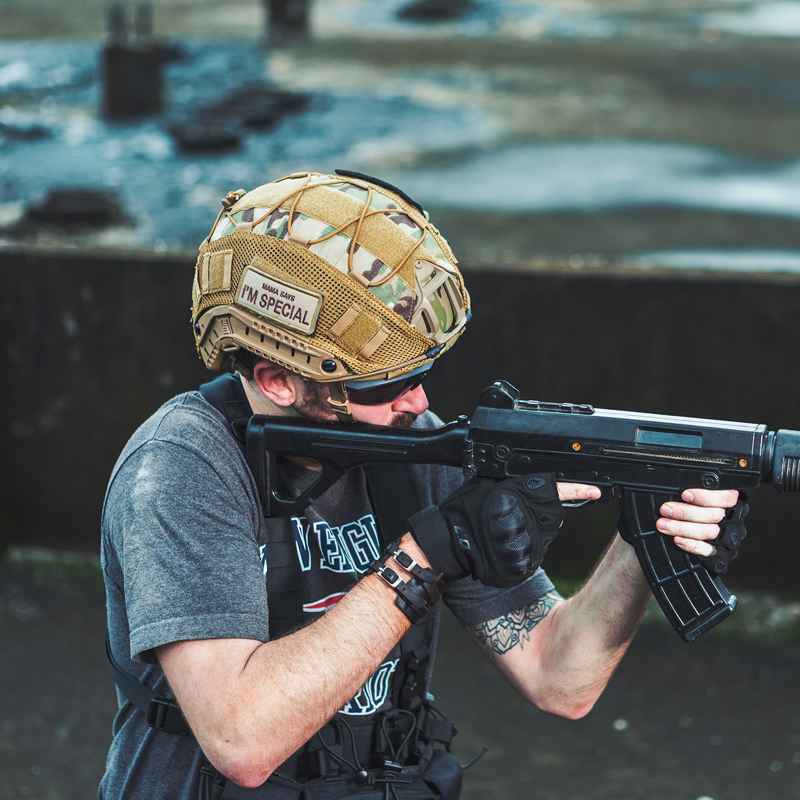 Tactical Helmet Cover 06 丨With patch set & MOLLE system