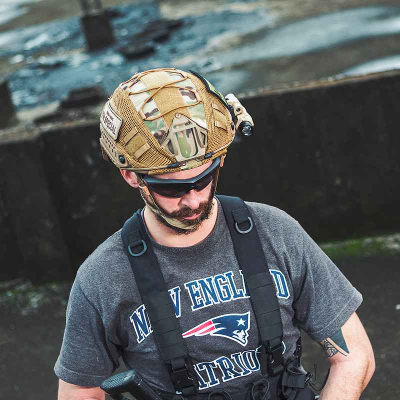 Tactical Helmet Cover 06 丨With patch set & MOLLE system