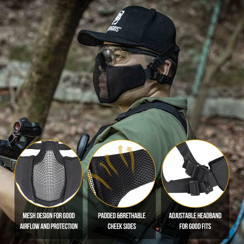 SCREAM Airsoft Mask 01 &03 smaller size 丨Breathable Protection & Unisex Version