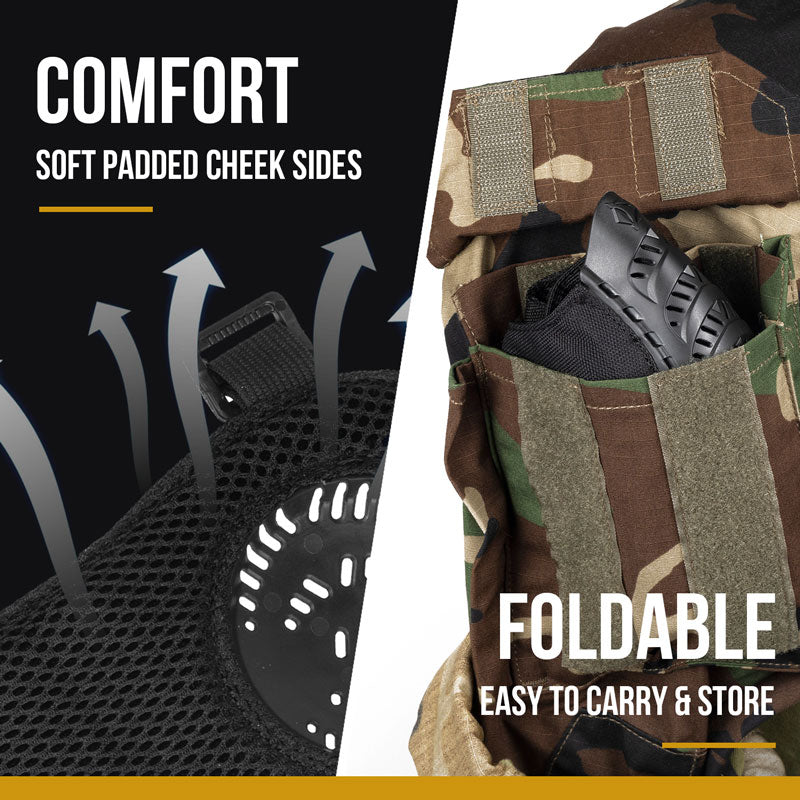 T'Farge® Comfort Air Soft-Shell Mask丨With Earmuffs & Exclusive Authorization